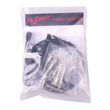 Mr.Power 10FT Cable Tightrope Solder-Free Guitar Pedal Board Patch Cable Kits with Stripping DIY Tool