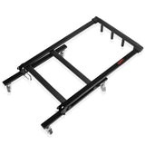 Mr.Power Guitar Rolling Stand Multiple Instrument Stage Studio Display Rack Movable (3 Holder)