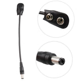2Pcs Mr.Power 9V Battery Clip Converter Effect Power Cable Snap Connector 2.1mm 5.5mm Plug for Guitar Effect Pedal