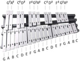 Mr.Power Foldable Glockenspiel Xylophone Vibraphone Percussion Instrument 30 NOTES