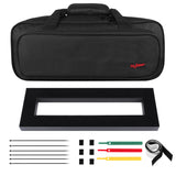 Mr.Power 15 inch Pedal Board Made By Aluminium Alloy With Carry Bag (Small Pedalboard with Bag)