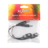 2Pcs Mr.Power 9V Battery Clip Converter Effect Power Cable Snap Connector 2.1mm 5.5mm Plug for Guitar Effect Pedal