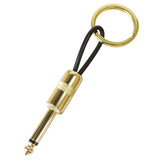 Mr.Power 2Pcs Guitar Audio Plug Keychains Key Ring Metal Idea Musical Gift