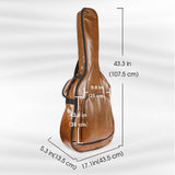 Mr.Power Guitar Gig Bag for 40 41 inch Full Size Acoustic Guitar Classical Guitar PU Leather Musicians Gear