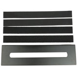 Mr.Power Mini Guitar Pedalboard With Magic Tape And Bag Case Made By Aluminium Alloy 18inch x 4.9inch / 46cm x 12.5cm